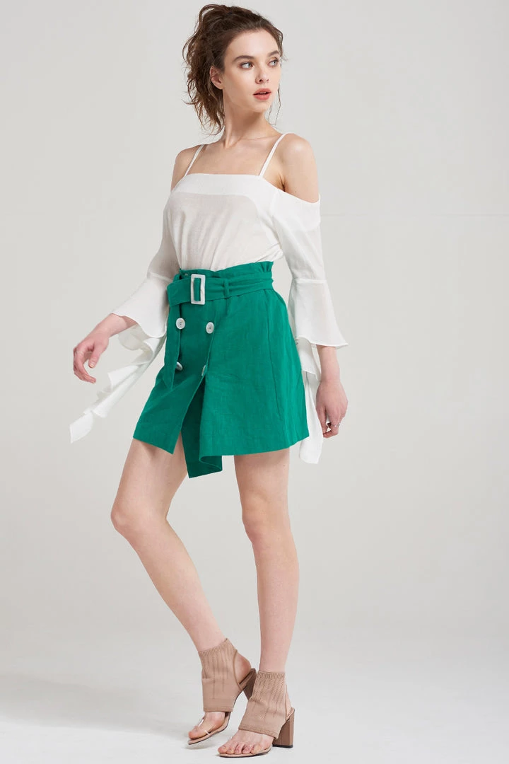 STORETS SALE CLOTHING Aria Bonbon Button Skirt