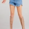 STORETS SALE CLOTHING Summer Frayed Denim Shorts