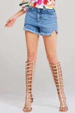 STORETS SALE CLOTHING Summer Frayed Denim Shorts