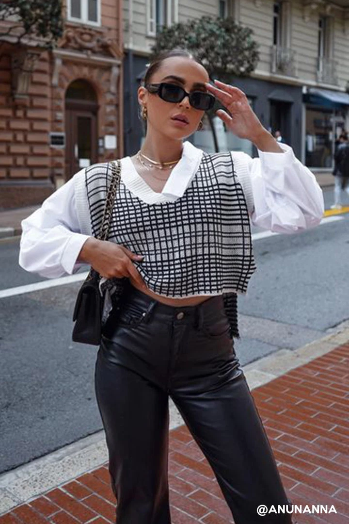 STORETS SALE CLOTHING Adalyn Layered Vest Shirt