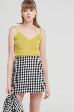 STORETS SALE Cheyenne Checked Twig Skirt CLOTHING
