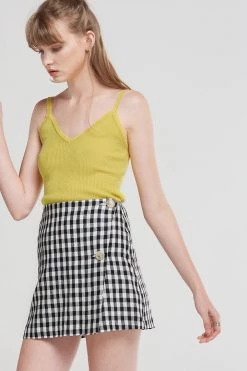 STORETS SALE Cheyenne Checked Twig Skirt CLOTHING