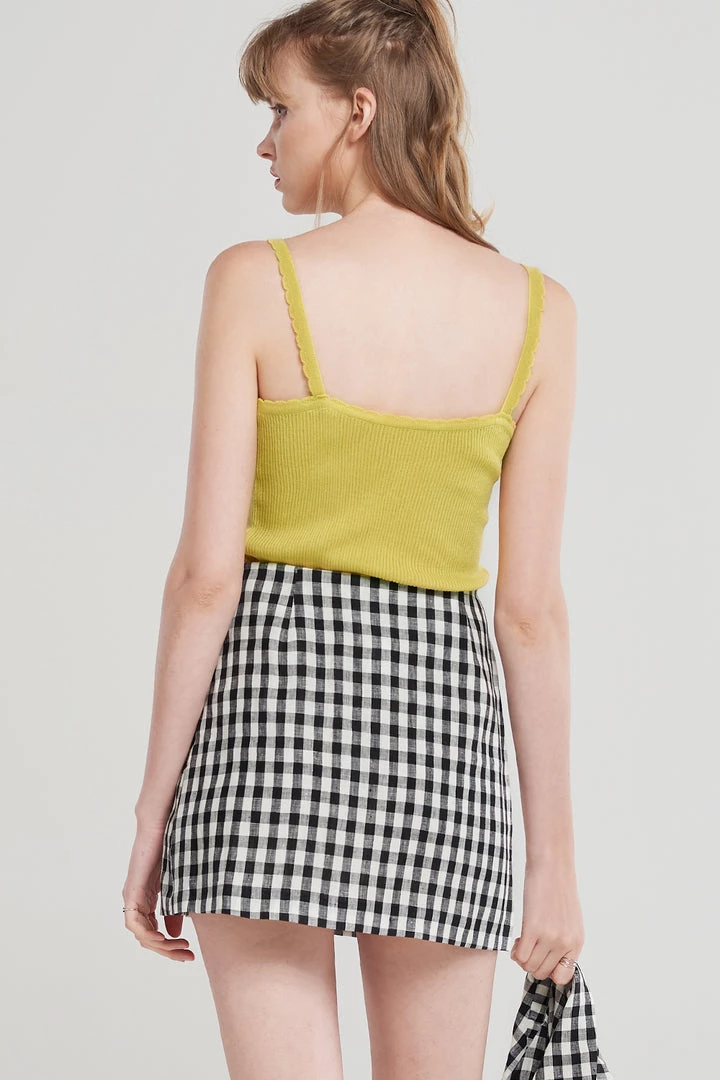 STORETS SALE Cheyenne Checked Twig Skirt CLOTHING