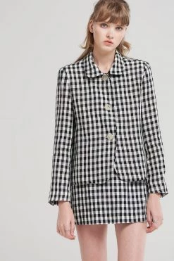 STORETS SALE Cheyenne Checked Twig Skirt CLOTHING