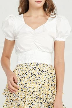 STORETS Morgan Cinched Front Crop Top CLOTHING