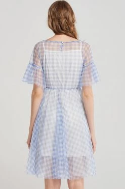 STORETS SALE CLOTHING Kelly Gingham Chiffon Dress