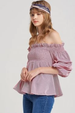 STORETS SALE Blair Smocked Puff Blouse