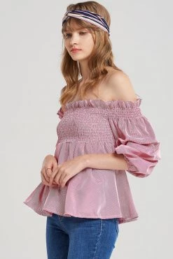 STORETS SALE Blair Smocked Puff Blouse