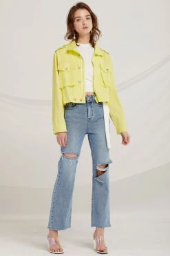 STORETS Marilyn Ripped Bootcut Jeans CLOTHING