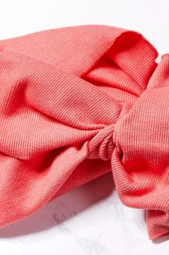 STORETS Ribbed Knot-Bow Headwrap