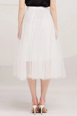 STORETS Dalary Pleated Tulle Skirt CLOTHING