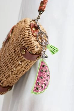 STORETS Glitter Watermelon Key Chain-Pink ACCESSORIES