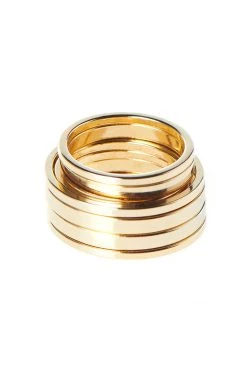 STORETS Layering 10 Set Ring-Gold