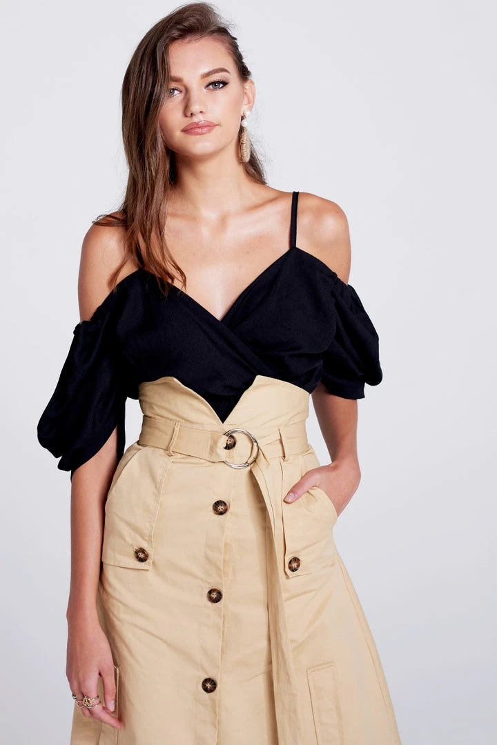 STORETS SALE CLOTHING Sofia Cold Shoulder Blouse