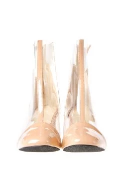 STORETS Center Line Clear Heels-Beige ACCESSORIES