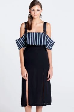 STORETS SALE CLOTHING Ann Front Slit Skirt