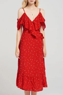 STORETS SALE CLOTHING Celeste Wrapped Heart Dress-2 Colors