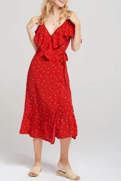 STORETS SALE CLOTHING Celeste Wrapped Heart Dress-2 Colors