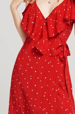 STORETS SALE CLOTHING Celeste Wrapped Heart Dress-2 Colors