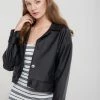 STORETS SALE CLOTHING Peggy Boxy Pleather Jacket