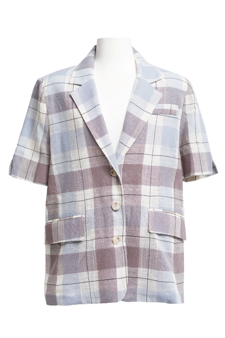 STORETS CLOTHING Karen Plaid Blazer-2 Colors