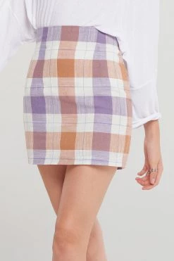 STORETS Karen Plaid Skirt-2 Colors