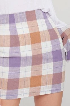 STORETS Karen Plaid Skirt-2 Colors