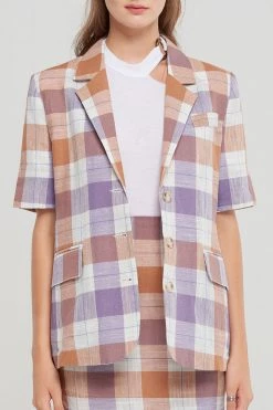 STORETS CLOTHING Karen Plaid Blazer-2 Colors