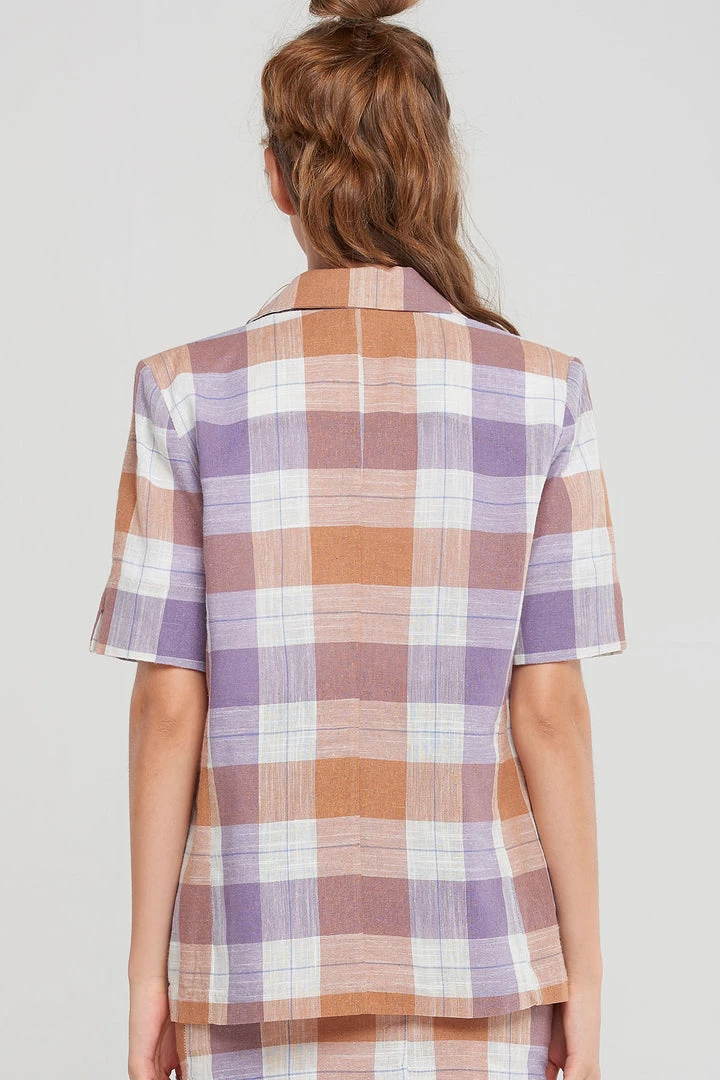 STORETS CLOTHING Karen Plaid Blazer-2 Colors