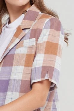 STORETS CLOTHING Karen Plaid Blazer-2 Colors