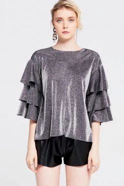 STORETS SALE Amelia Tiered Sleeve Top CLOTHING