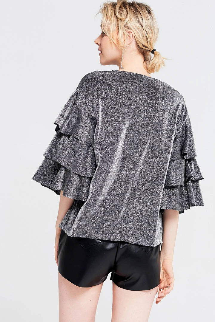 STORETS SALE Amelia Tiered Sleeve Top CLOTHING