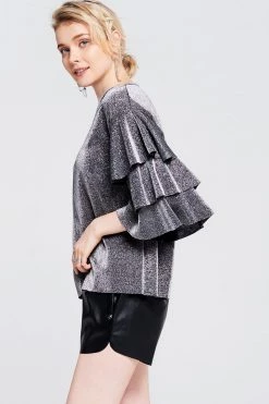 STORETS SALE Amelia Tiered Sleeve Top CLOTHING