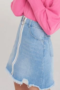 STORETS SALE CLOTHING Camra Zipper Skirt