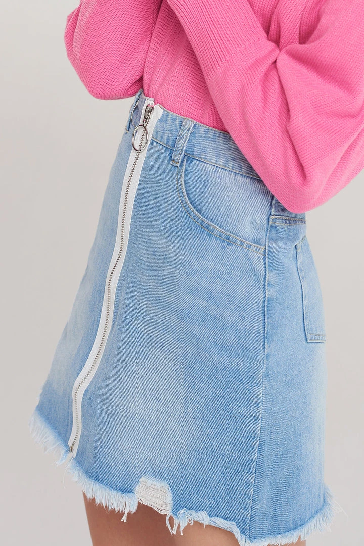 STORETS SALE CLOTHING Camra Zipper Skirt