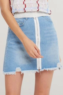 STORETS SALE CLOTHING Camra Zipper Skirt