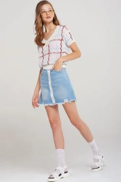 STORETS SALE CLOTHING Camra Zipper Skirt