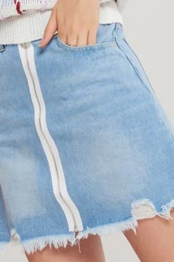 STORETS SALE CLOTHING Camra Zipper Skirt