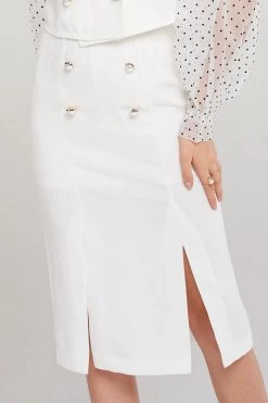 STORETS SALE Jonie Double Button Skirt-2 Colors