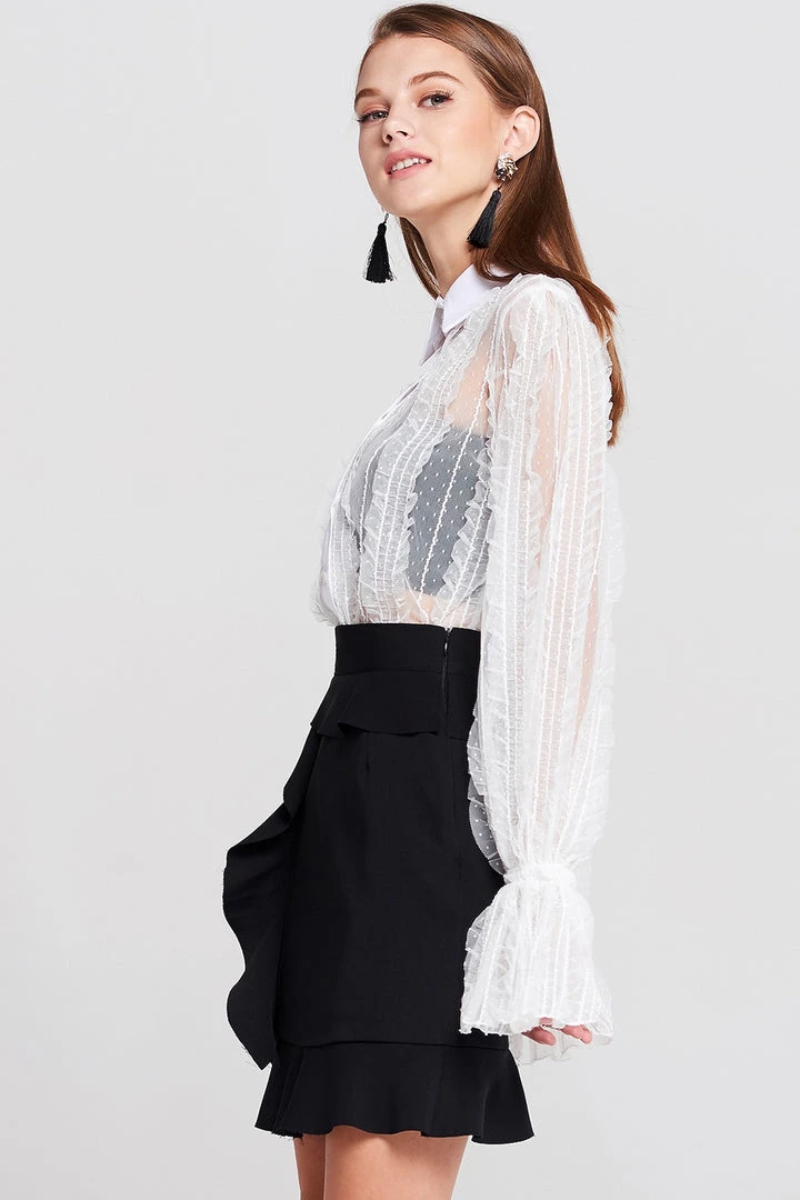 STORETS SALE Shailene Ruffle Mini Skirt CLOTHING