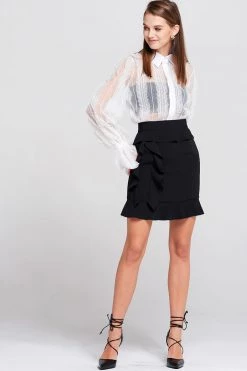STORETS SALE Shailene Ruffle Mini Skirt CLOTHING