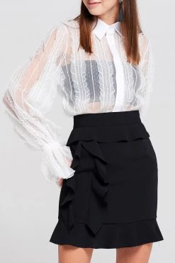 STORETS SALE Shailene Ruffle Mini Skirt CLOTHING