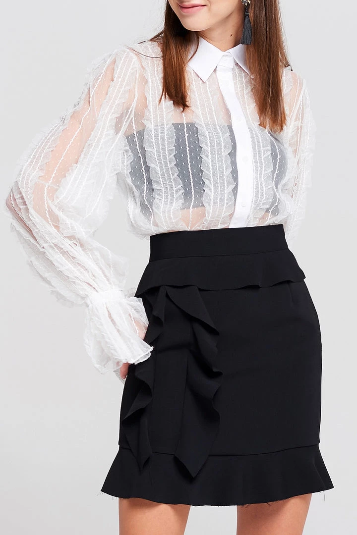 STORETS SALE Shailene Ruffle Mini Skirt CLOTHING