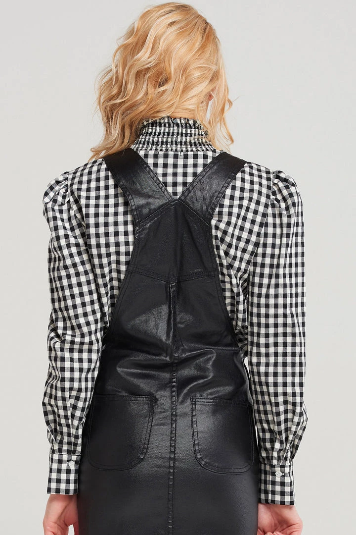 STORETS SALE Taylor High Neck Gingham Blouse CLOTHING