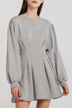 STORETS CLOTHING Maya Smocked Sweat Dress