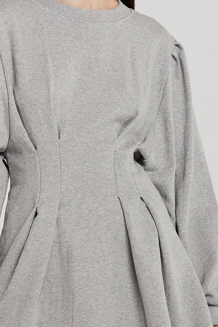 STORETS CLOTHING Maya Smocked Sweat Dress