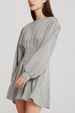 STORETS CLOTHING Maya Smocked Sweat Dress