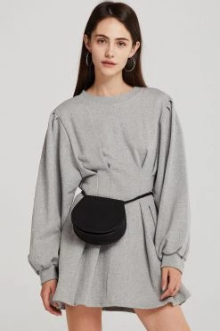 STORETS CLOTHING Maya Smocked Sweat Dress