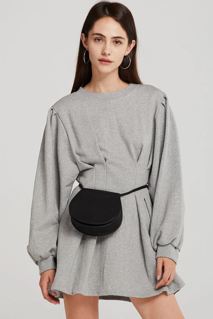 STORETS CLOTHING Maya Smocked Sweat Dress