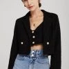 STORETS CLOTHING Hadley Boucle Crop Top And Jacket Set